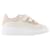 Baskets Oversize - Alexander Mcqueen - Crème - Cuir Beige  ref.847568