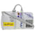 Louis Vuitton Monogram Keepall Bandouliere 50 Boston Bag White M44643 LV 37882a Cloth  ref.847658
