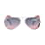 Roberto Cavalli Aviator anteojos de sol de piel de serpiente Plata  ref.847809