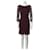 Diane Von Furstenberg DvF Zarita lace dress in burgundy Dark red Purple  ref.847838