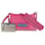Bow Prada Geldbörse mit Schulterriemen aus Blue Label Nylon Pink Leinwand  ref.847852