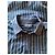 Autre Marque Camicia EDEN PARK in cotone blu navy con strisce nere e oro XL - vista 2