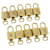 Louis Vuitton padlock 10set Padlock Gold Tone LV Auth 33141 Metal  ref.848396