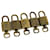 Louis Vuitton padlock 5set Gold Tone LV Auth am3479 Metal  ref.848404