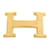 Hermès BOUCLE DE CEINTURE HERMES H CONSTANCE 32MM EN METAL DORE GOLDEN BUCKLE BELT Métal Doré  ref.849160