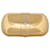 VINTAGE MINAUDIERE YVES SAINT LAURENT POUCH IN GOLD METAL GOLD POUCH HANDBAG Golden  ref.849218