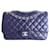 Timeless Chanel Classic Gm navy blue bag Leather  ref.849300