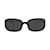 Óculos de sol quadrados Dolce & Gabbana Preto Metal  ref.849702