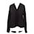 Sandro Wrap blouse Black Silk  ref.849752