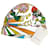 Gucci Damenhut aus mehrfarbiger reiner Baumwolle Mehrfarben Leinwand  ref.849793