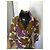 Abrigo Céline de lino con estampado de flores Talla 38 Multicolor - vista 2