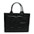 Dolce & Gabbana Sac cabas en cuir à logo gaufré BB7023QA2691 Veau façon poulain Noir  ref.850186