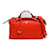 Fendi Leather By The Way Bag 8BL124 Red Pony-style calfskin  ref.850224
