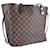 Louis Vuitton Neverfull MM damier ebene shoulderbag tote canvas vintage Brown Leather Cloth  ref.850260