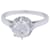inconnue Diamond solitaire ring. White gold Platinum  ref.850383