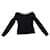 Suéter preto BLUMARINE com recorte nas costas 40 IT Lã  ref.850453