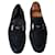 Tod's Loafers Slip ons Black Leather  ref.851244