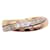 Autre Marque Bague 3 ors 750%o style anneaux entrelacés et diamants Bijouterie dorée  ref.851284