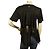Dondup Schwarz Viskose Open Back Bow Bluse Kurzarm Top Größe M - Ansicht 2