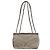 Borsa con patta Chevron decorata con "catena di paillettes" Chanel Argento