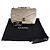 Borsa con patta Chevron decorata con "catena di paillettes" Chanel Argento - vista 12