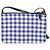 Céline Borsa a tracolla Celine Trio Gingham in cotone blu e bianco