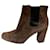 Saint Laurent taupe Chelsea ankle boots Suede  ref.851755