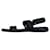 Prada Men Sandals Black Leather Cloth  ref.851786
