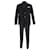 Neil Barrett Anzug und Hose im Set aus schwarzer Viskose Zellulosefaser  ref.851923