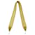 Hermès Zigzag 50tracolla da borsa mm in tela chevron gialla e bianca PHW Giallo  ref.852002