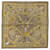Hermès gavroche Peuple du Vent petit foulard en gris, soie jaune et aqua  ref.852128