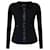 Chanel Veste tweed noire Laine  ref.852651