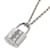 Louis Vuitton Collana con pendente Lockit Argento Metallo
