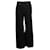 Jeans jeans Khaite Ella de perna larga em algodão preto  ref.853106