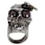 Skull ring	Fine and fashion jewelry	Alexander McQueen Silvery Silver Metal  ref.853160