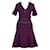 Sandro robe Purple Viscose  ref.853754