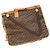 Copriabito portatile da cabina con monogramma LOUIS VUITTON M23420 LV Auth fm2176