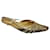 Goldene Vintage-Sandalen von Bottega Veneta Leder  ref.853985