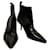 Diane Von Furstenberg DvF Mollo patent leather ankle Chelsea boots Black  ref.854040