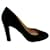 Diane Von Furstenberg DvF classic high heeled suede pumps Black  ref.854041