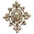 Chanel Pins & brooches Golden Steel  ref.854096