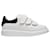 Sneakers Oversize - Alexander Mcqueen - Bianco/Pelle nera  ref.854203