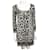 Diane Von Furstenberg Vestido túnica vintage de seda DvF Negro Crudo  ref.854292