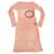 Chanel skirt + top set Pink Grey Dark red Silk Cotton  ref.854480