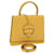 LOEWE Barcelona Hand Bag Leather 2way Yellow Auth am4030  ref.854622