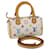 LOUIS VUITTON Monogramm Mehrfarbige Mini Speedy Handtasche Weiß M.92645 Mehrfarben Leder  ref.854704