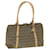 FENDI Zucchino Canvas Shoulder Bag Brown Beige Auth rd4382 Cloth  ref.854813