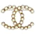 Altri gioielli SPILLA CHANEL LOGO CC PERLA IN METALLO DORATO 2019 SPILLA IN PERLE DORATE D'oro  ref.854973