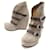 WALTER STEIGER SHOES ANKLE BOOTS WEDGES 38 TAUPE SUEDE BOOTS  ref.855042