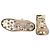 Sneakers Jimmy Choo Belgravia oro metallizzato D'oro - vista 10